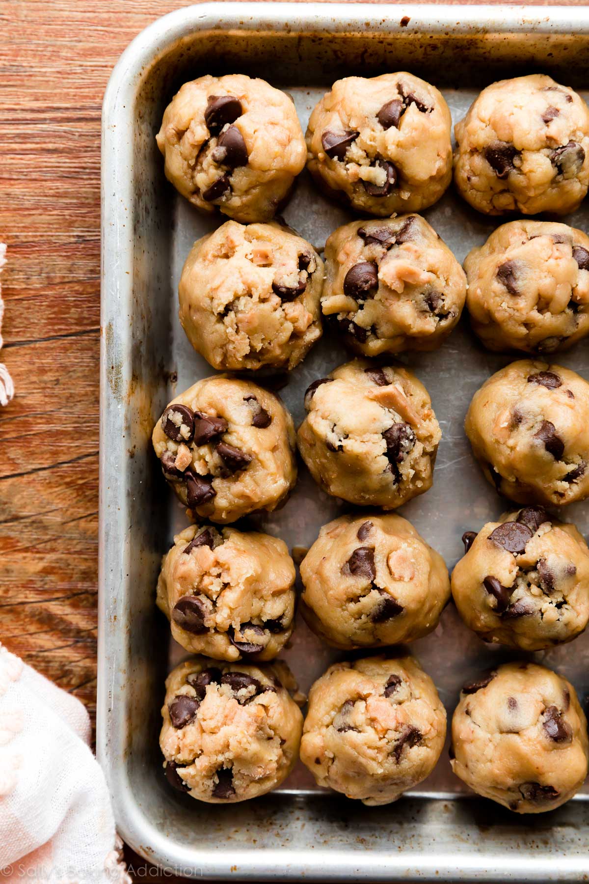 chocolate chip cookie dough balls