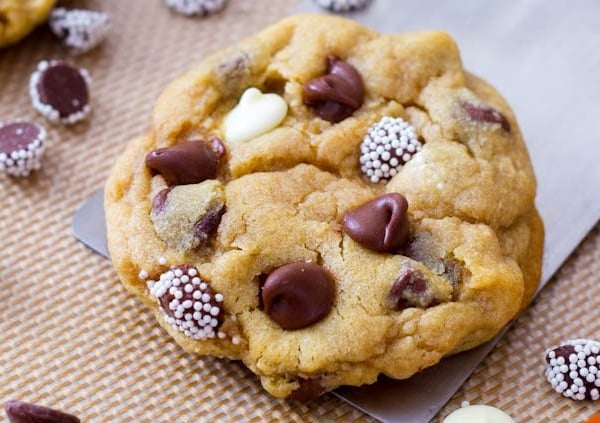 triple chocolate chip cookie