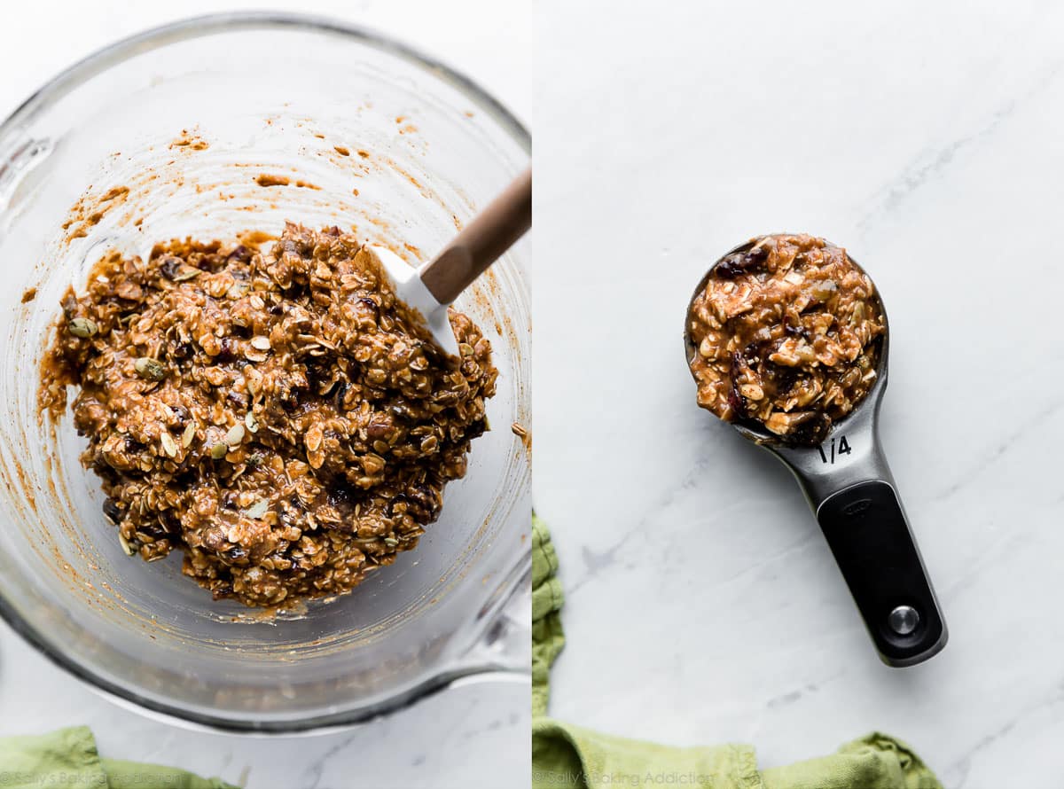 breakfast oatmeal cookies cookie dough