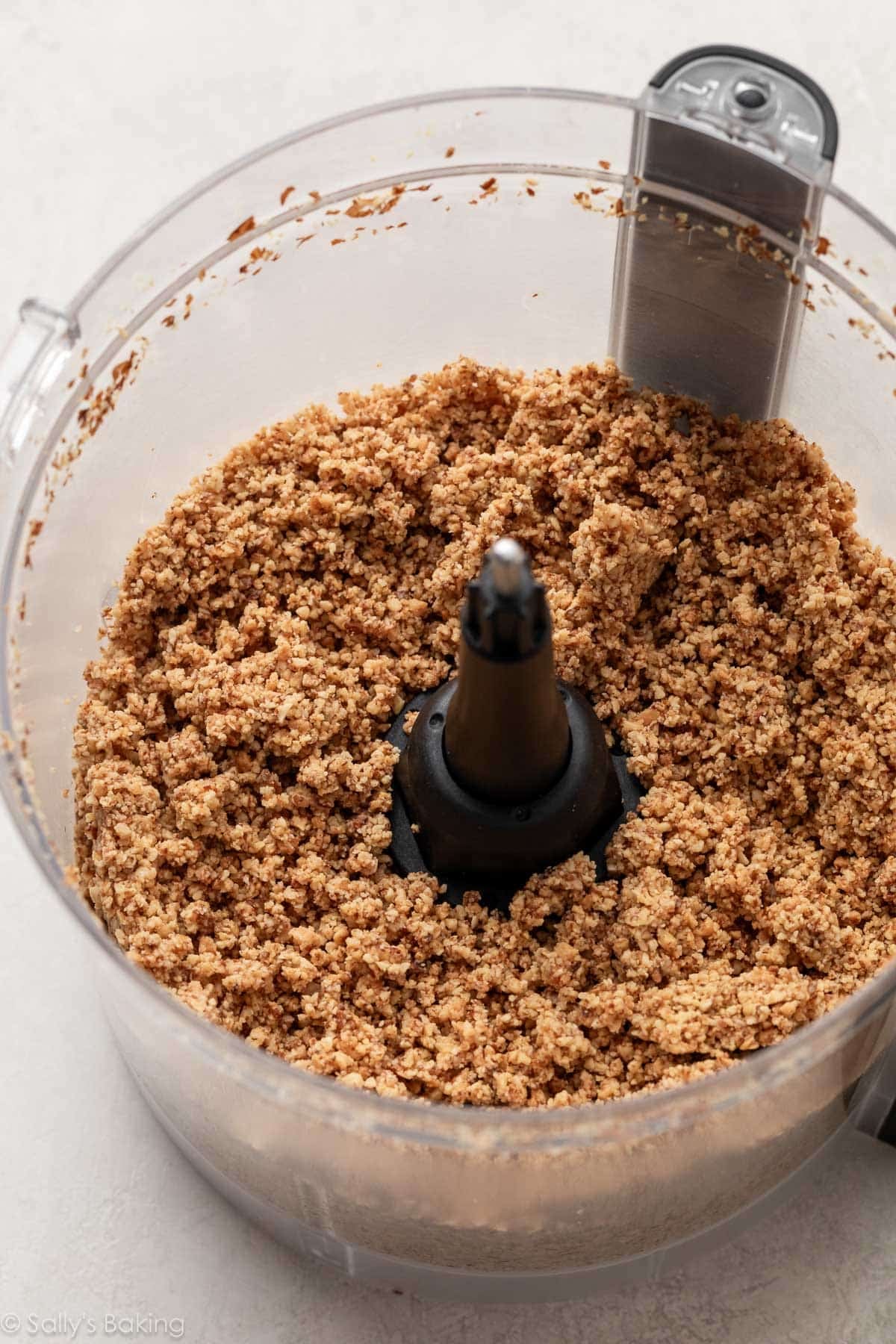 pulsed almonds in almond butter.