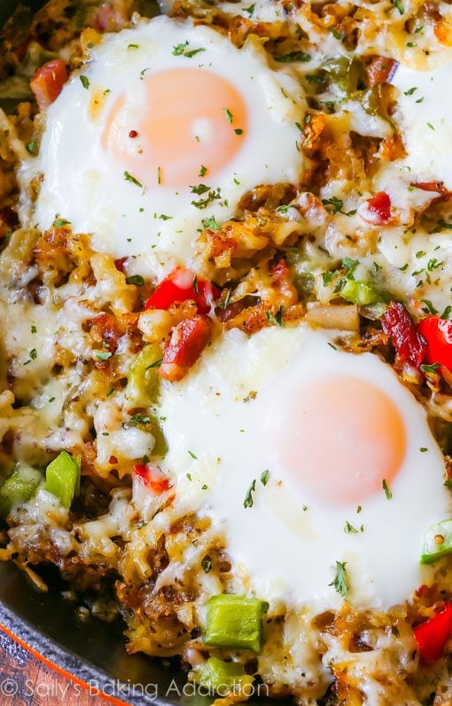 crispy hash breakfast skillet