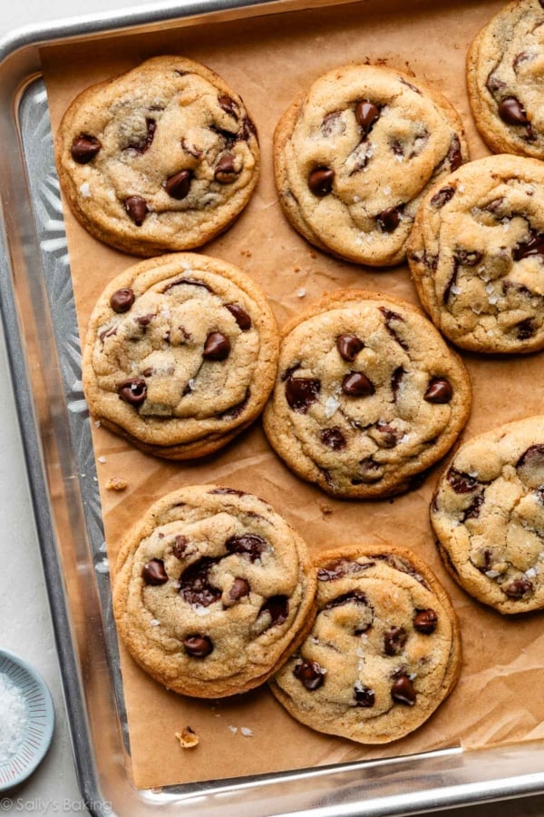 brown butter chocolate chip cookies.