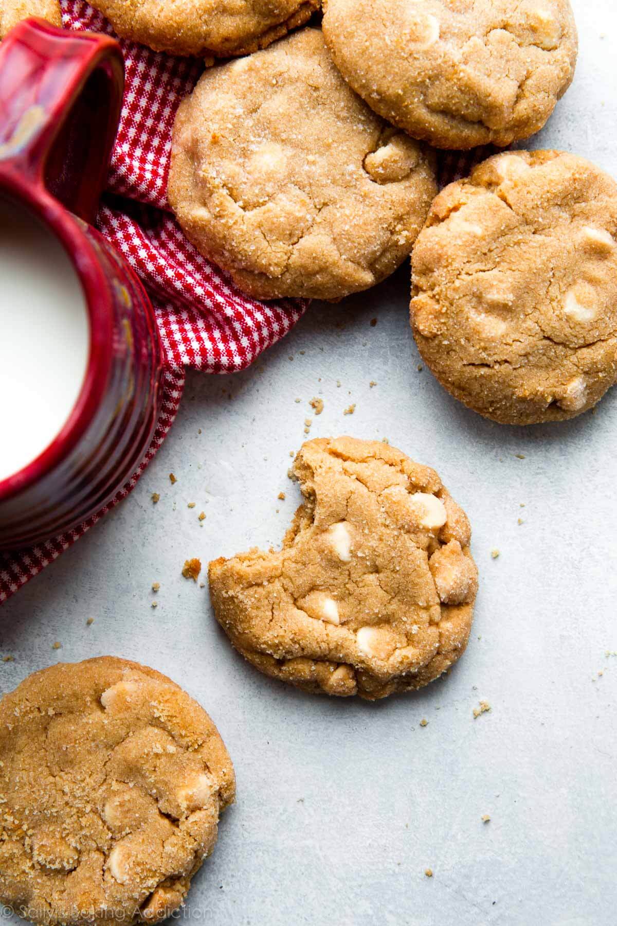 white chocolate peanut butter cookies