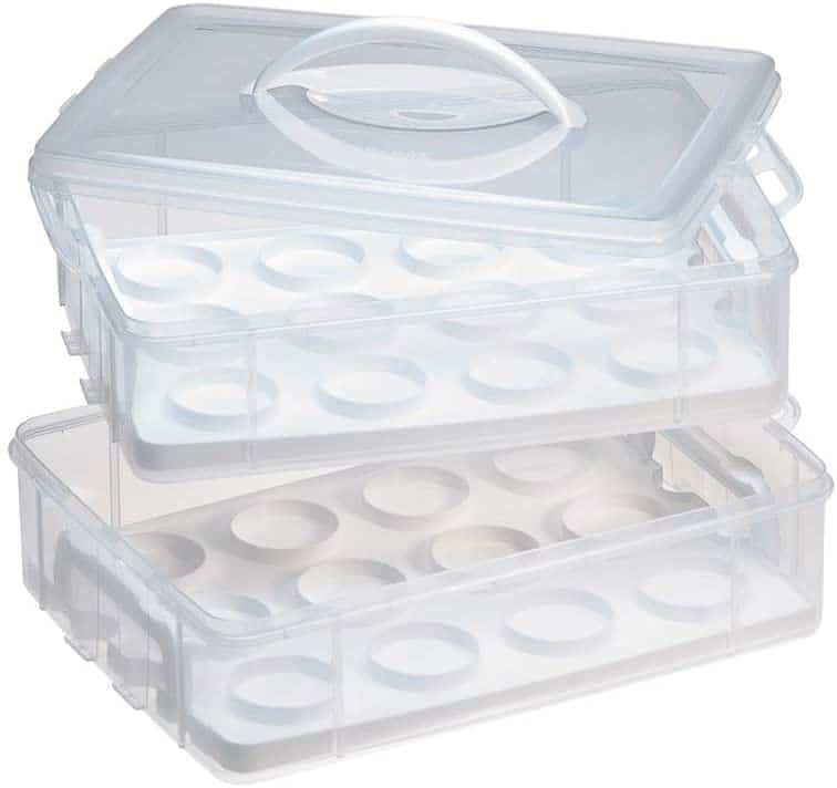 cupcake and cookie dessert carrier