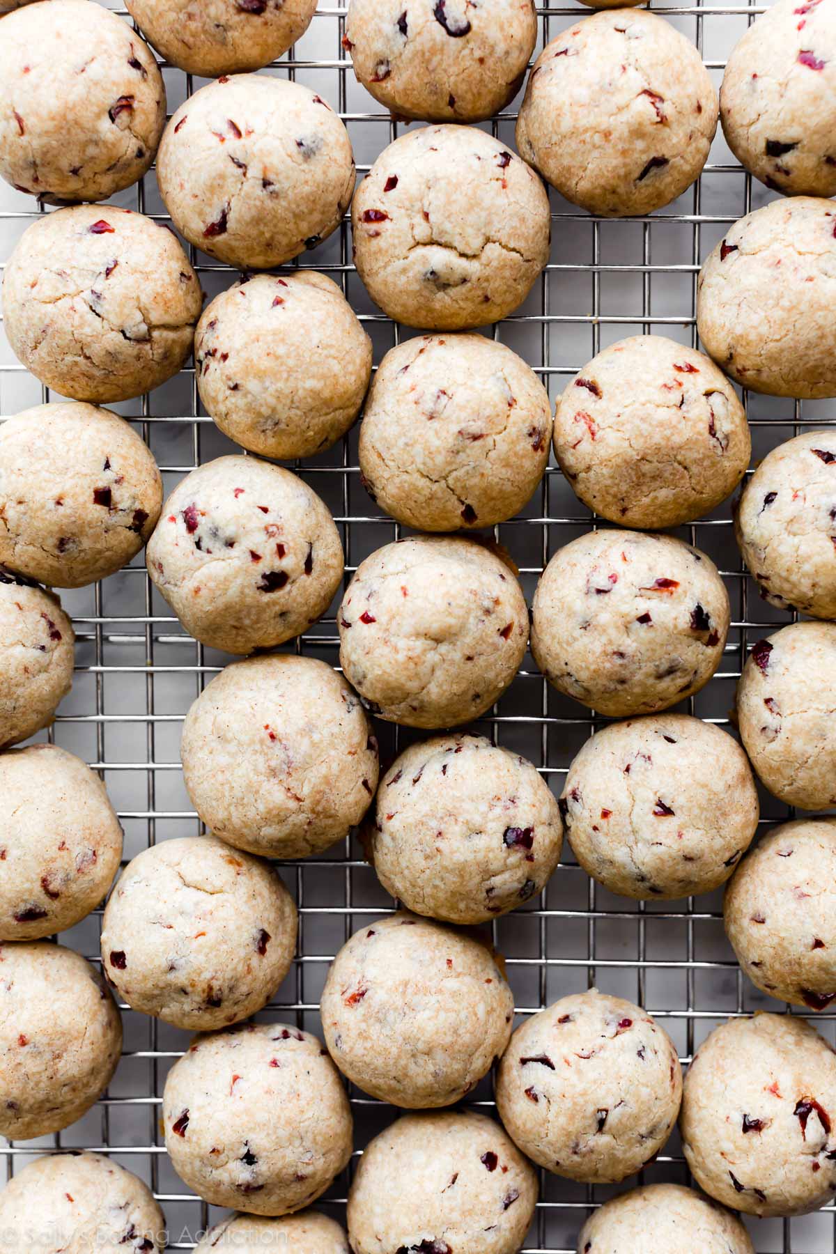 cranberry spice drop cookies