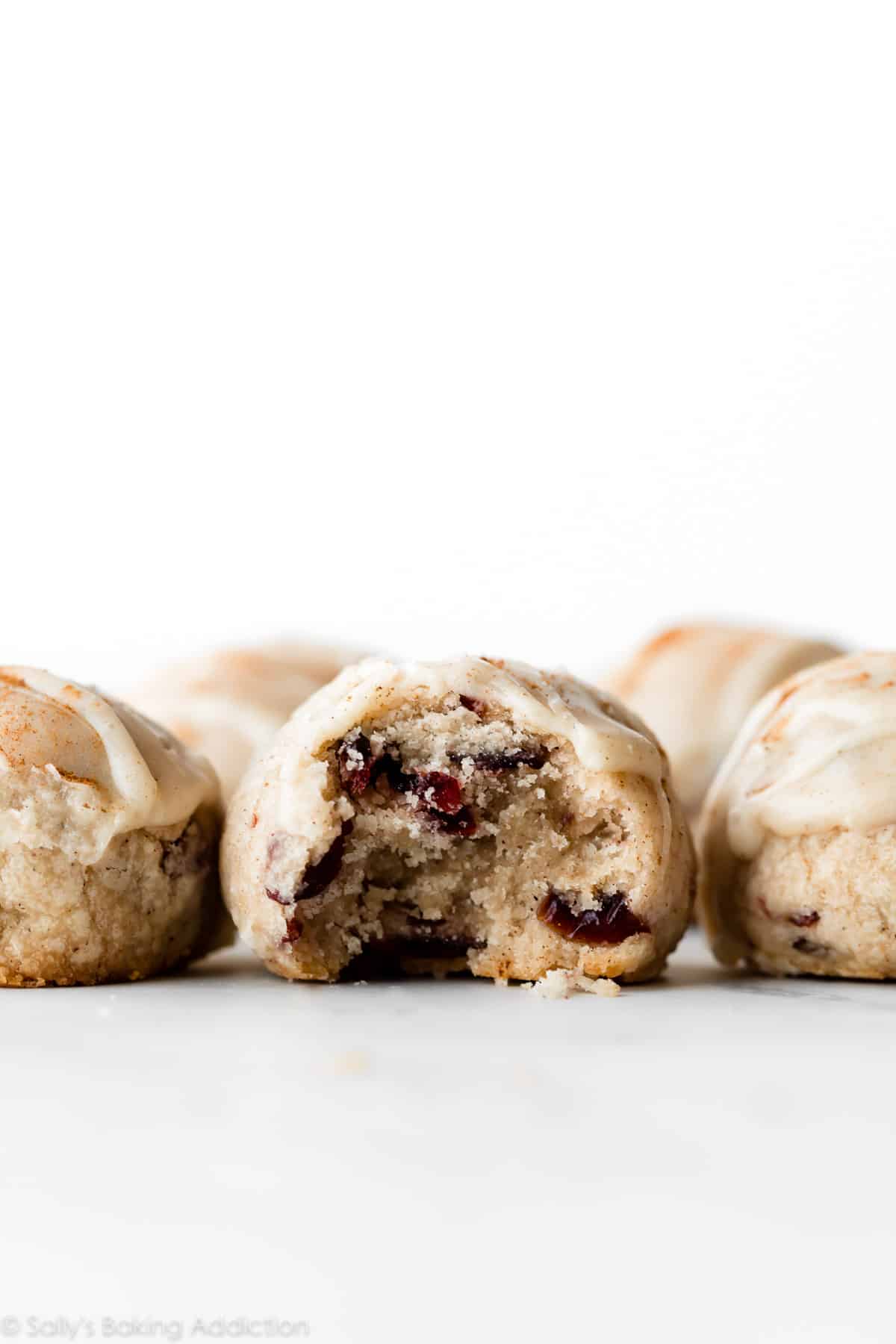 cranberry spice drop cookies