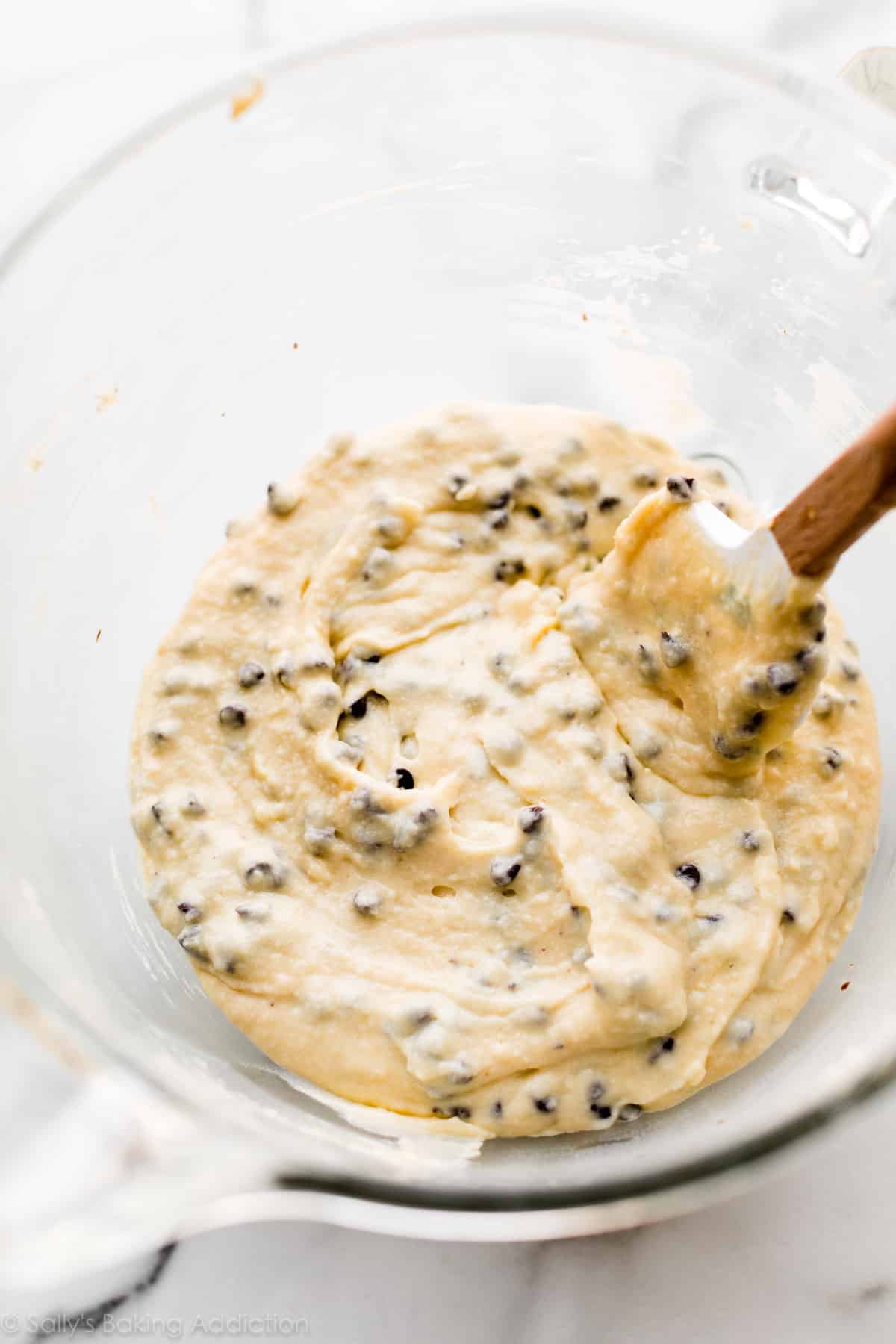 chocolate chip cake batter