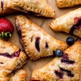 mixed berry turnovers