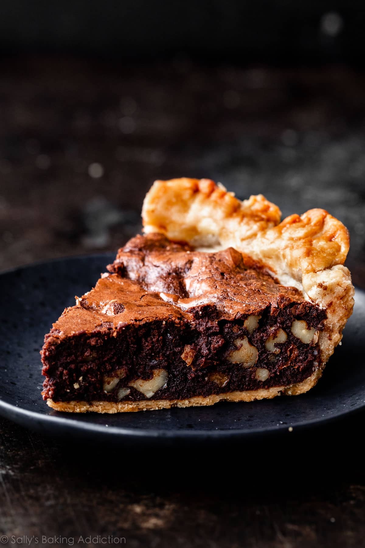 brownie pie slice