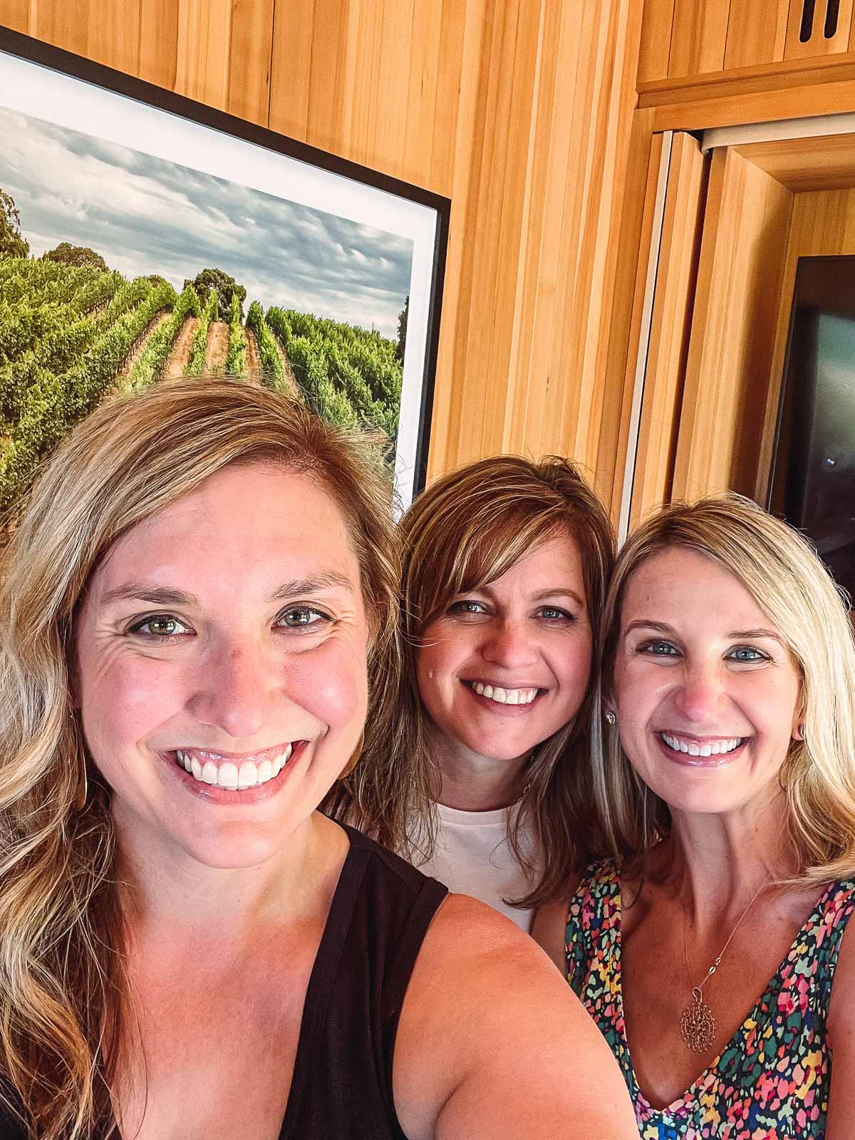 Sally and two friends.