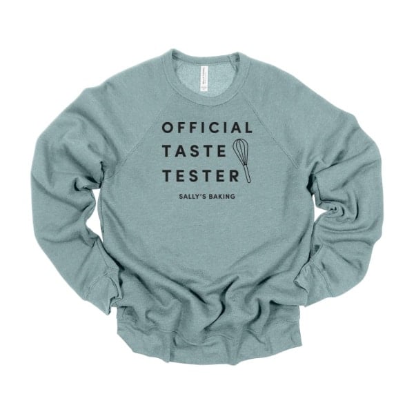blue lagoon official taste tester crewneck sweatshirt.
