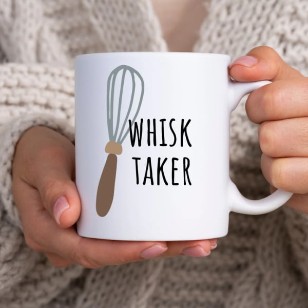 whisk taker mug.